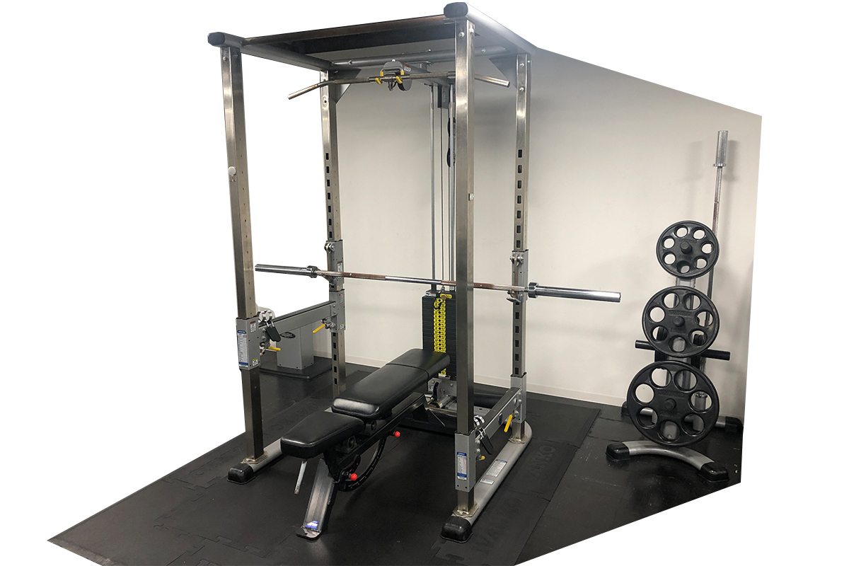 タフスタッフ　cpr-265 バーベルラックとベンチセット　プレートもあり！ TUFFSTUFF/タフスタッフ『CPR-265+ベンチ台+オリンピックラバー