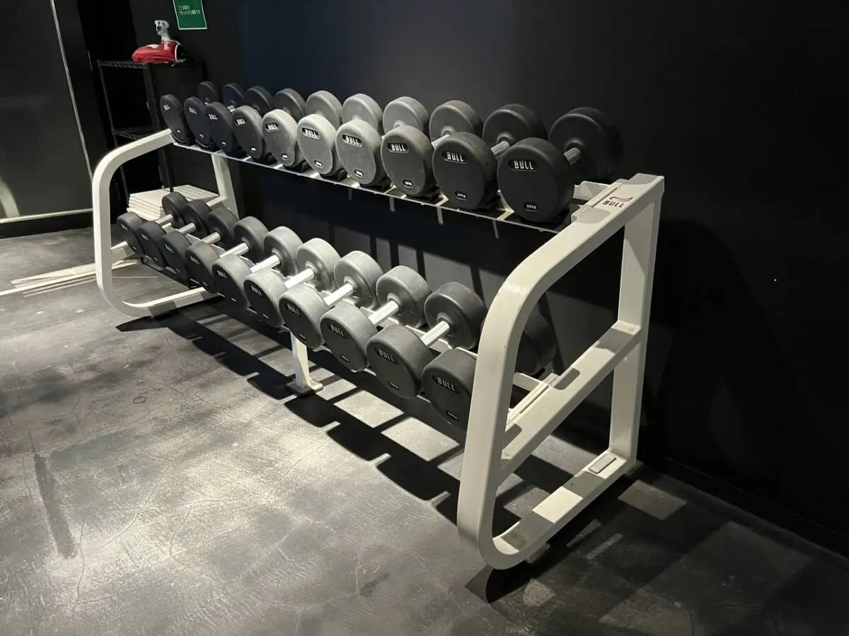 BULLダンベルラック 楽天市場】BULL ブル ラバーダンベルラック 【代引き不可 返品