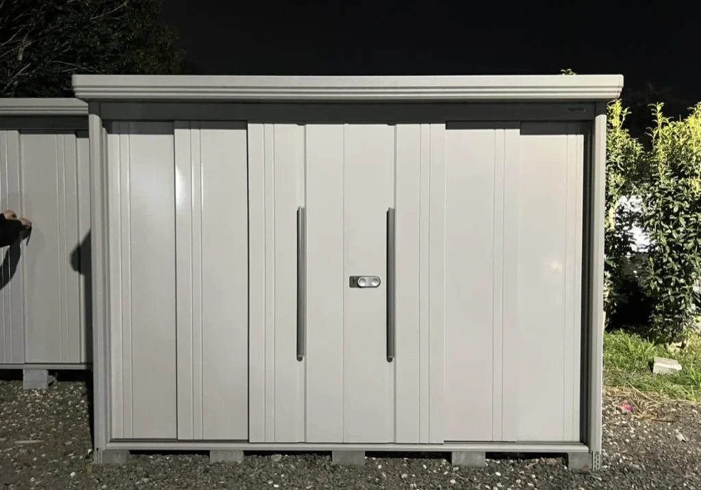 【神奈川県川崎市】2.1×2.8×1.2mタクボ物置の買取実績